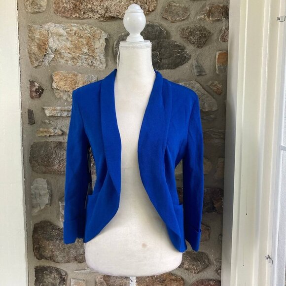 NWT Aritzia Wilfred Chevalier Retreci Jacket Celestial Blue Womens 2 $195 - Picture 4 of 12